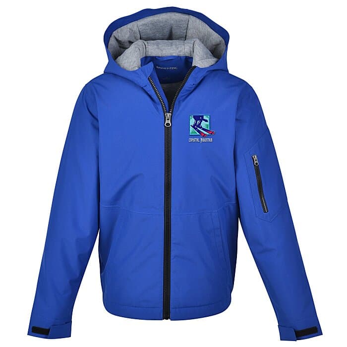 Sidelines Hooded Insulated Jacket - Youth