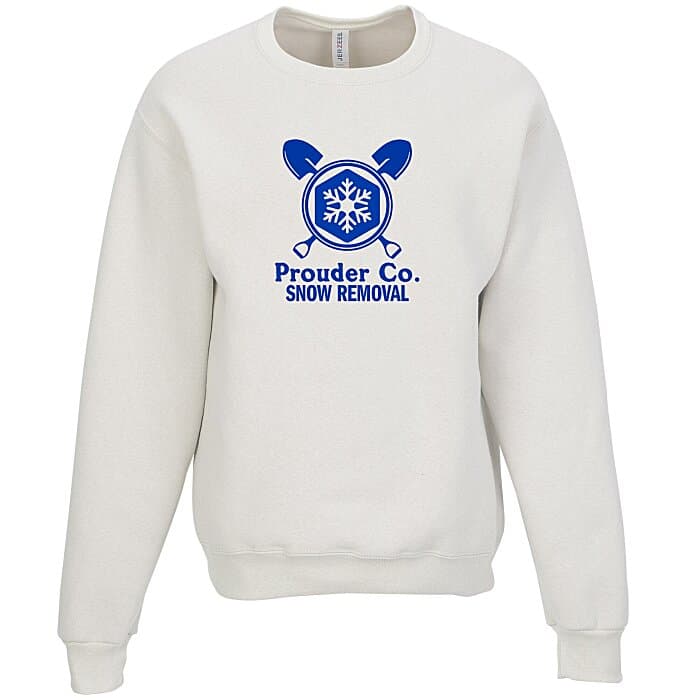 Jerzees Rugged Fleece Crewneck Sweatshirt - Screen
