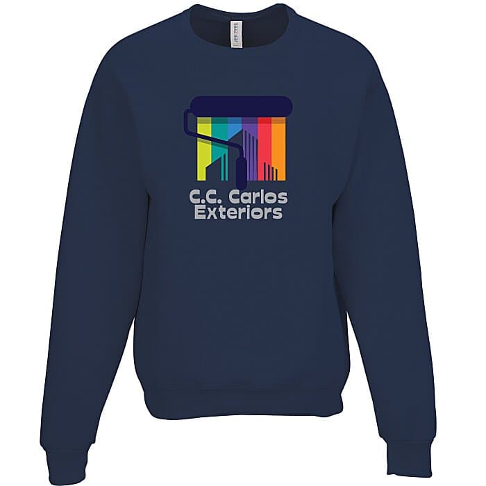 Jerzees Rugged Fleece Crewneck Sweatshirt - Full Color