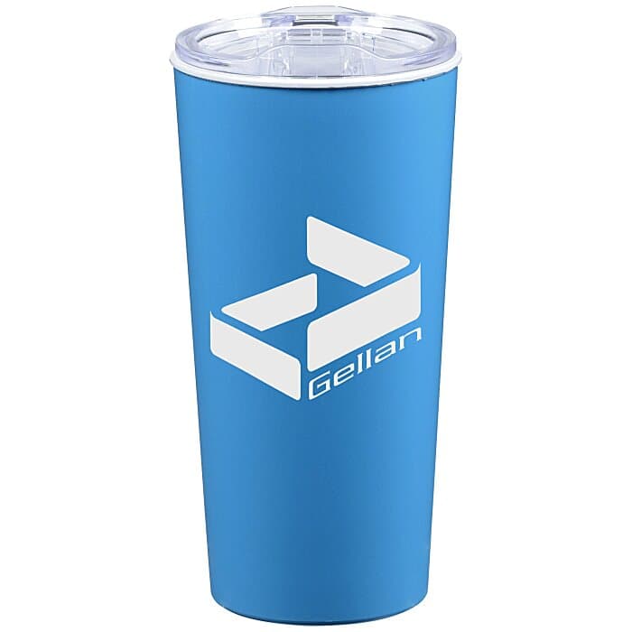 Roadmaster Travel Tumbler - 18 oz - White Interior - Clear Lid