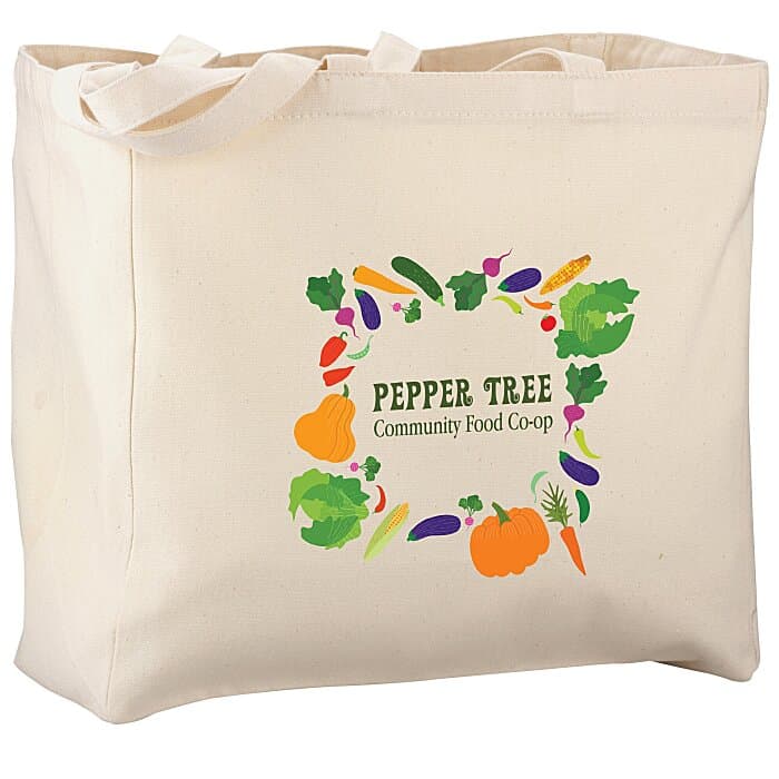 Organic Grocery Tote - Full Color
