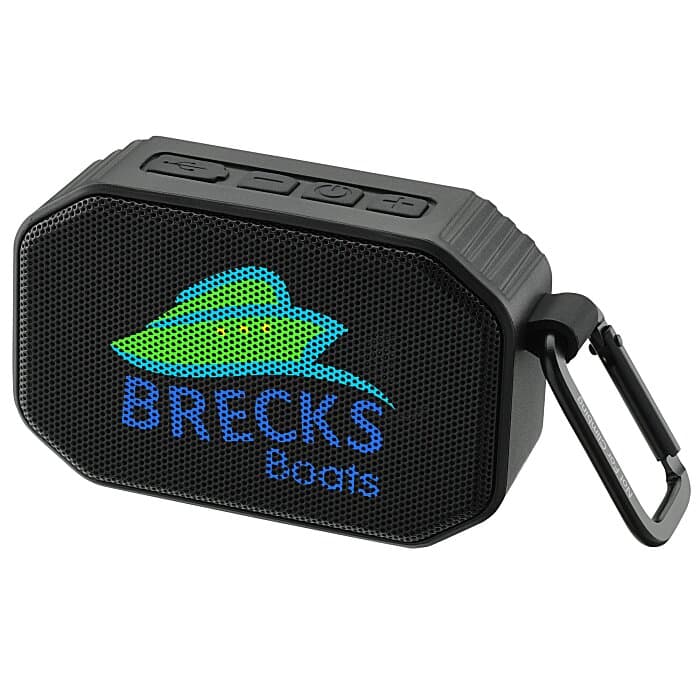 Mini Magnetic Outdoor Speaker with Carabiner - Full Color