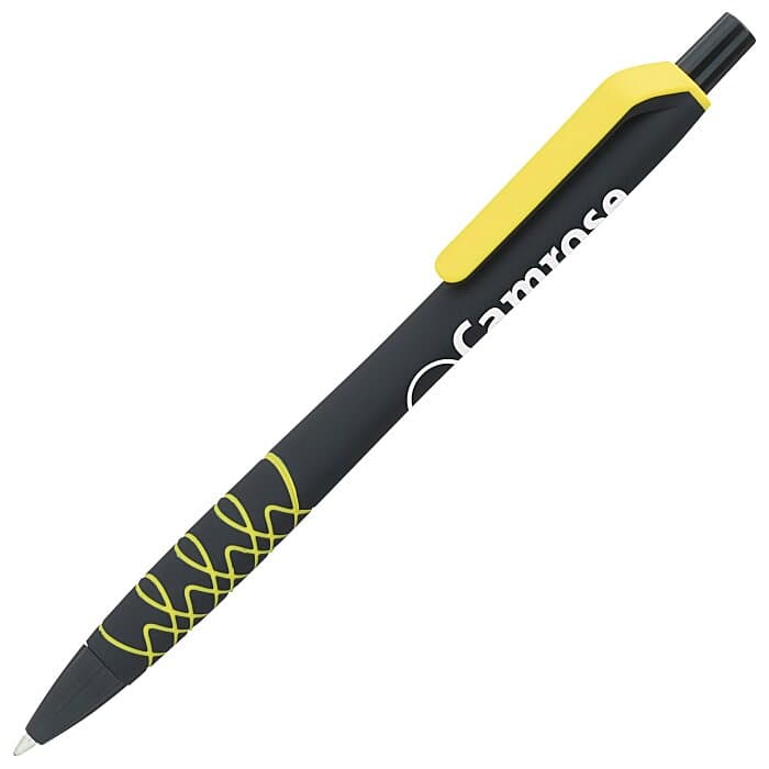Spiralina Soft Touch Pen - Black