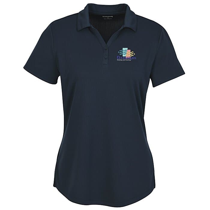 Double-Knit Mini Mesh Polo - Ladies'