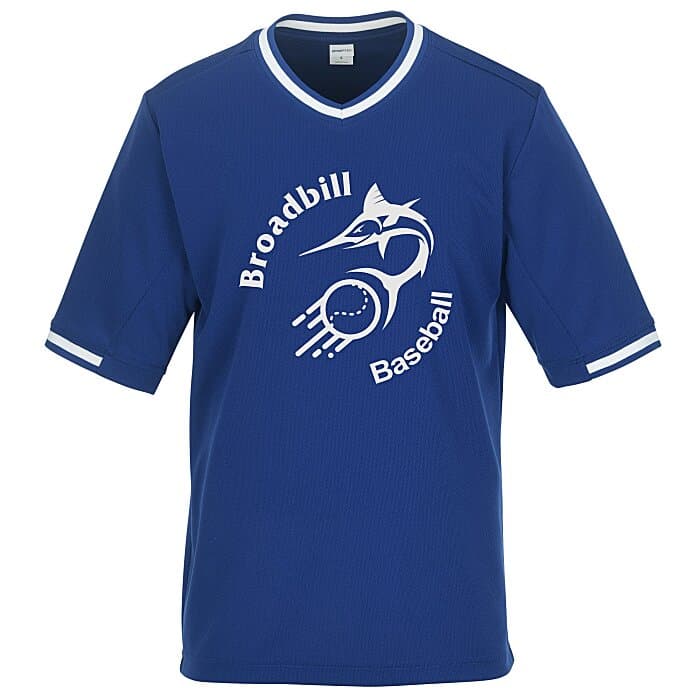Mesh V-Neck Baseball Jersey