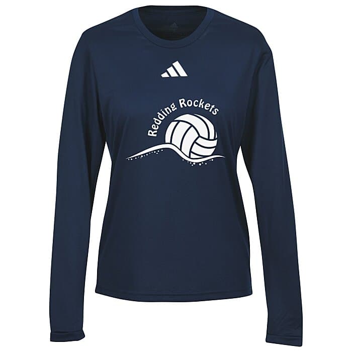 adidas Pregame Long Sleeve T-Shirt - Ladies'