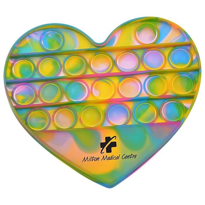 Heart Push Pop Fidget Game