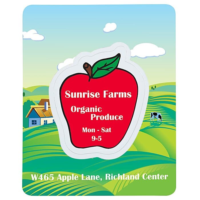Pop Out Picture Frame Magnet - Apple
