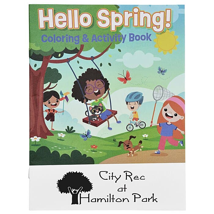 Hello Spring Coloring Book