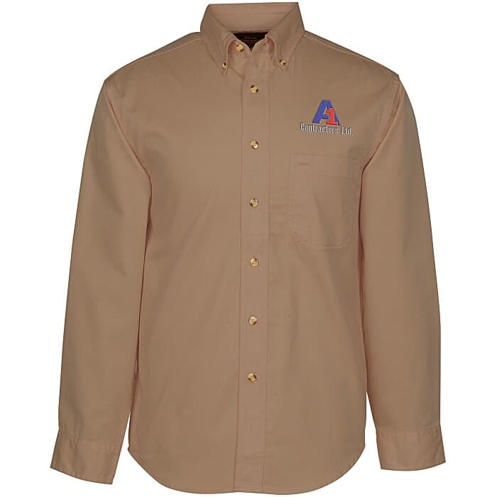 Blue Generation LS Stain-Resistant Twill Shirt - Men's