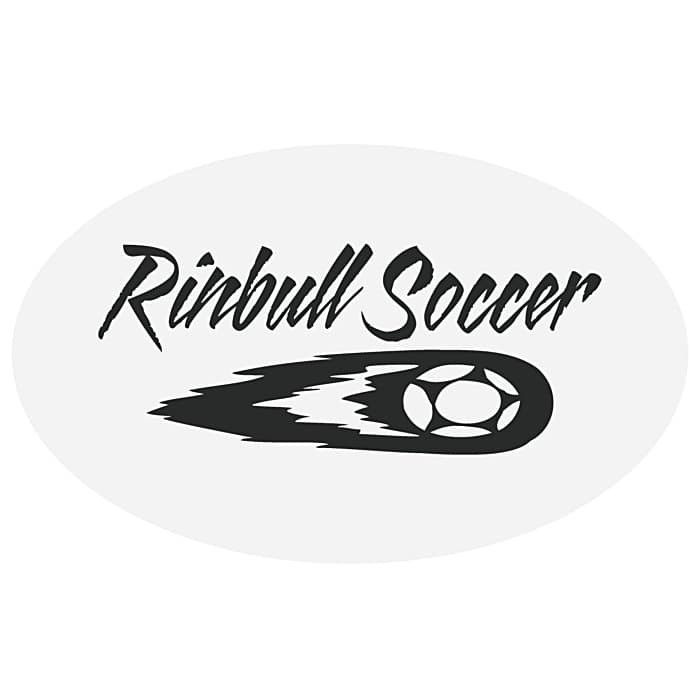 Oval Sticker - 2-1/2 inches x 4 inches