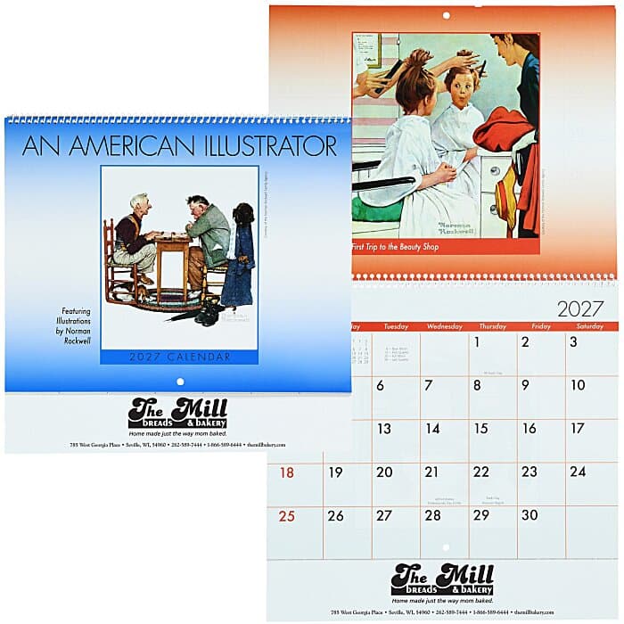 An American Illustrator Calendar - Spiral