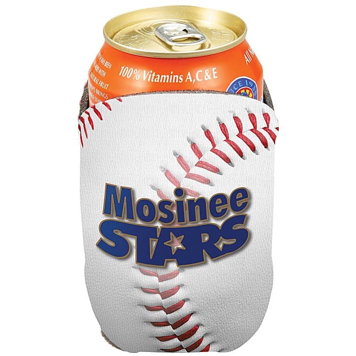 Sports Action Pocket Can Holder - Baseball