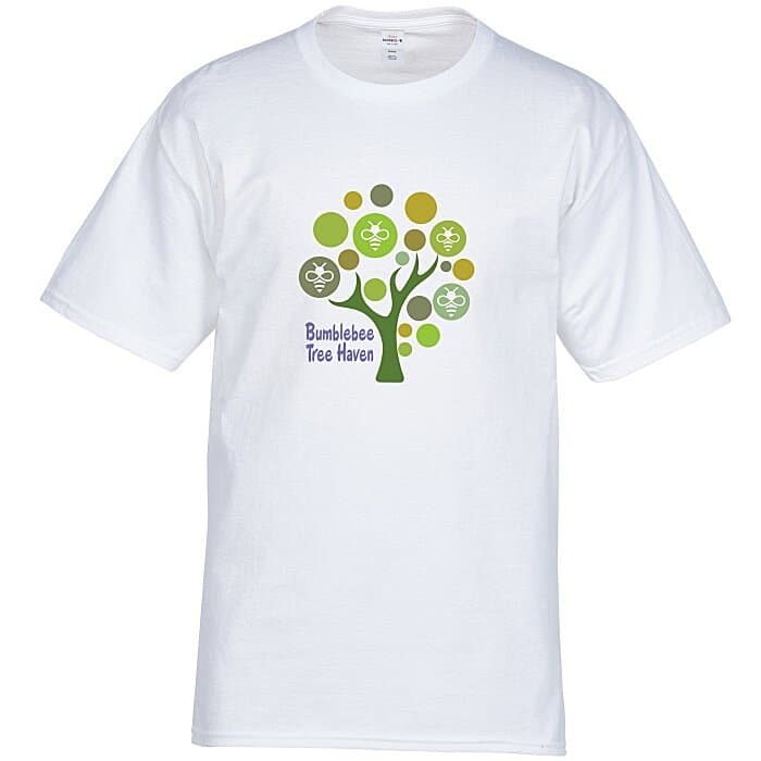 Hanes Authentic T-Shirt - Full Color - White
