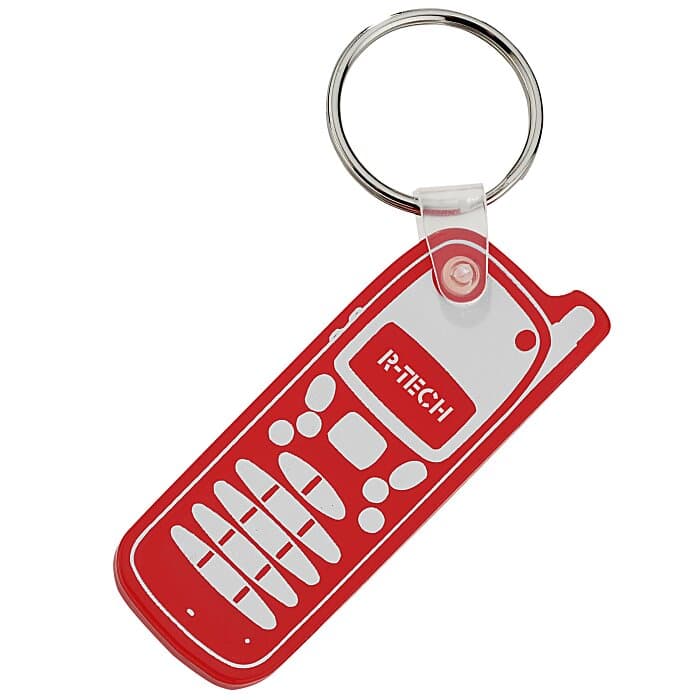 Cell Phone Soft Keychain - Translucent