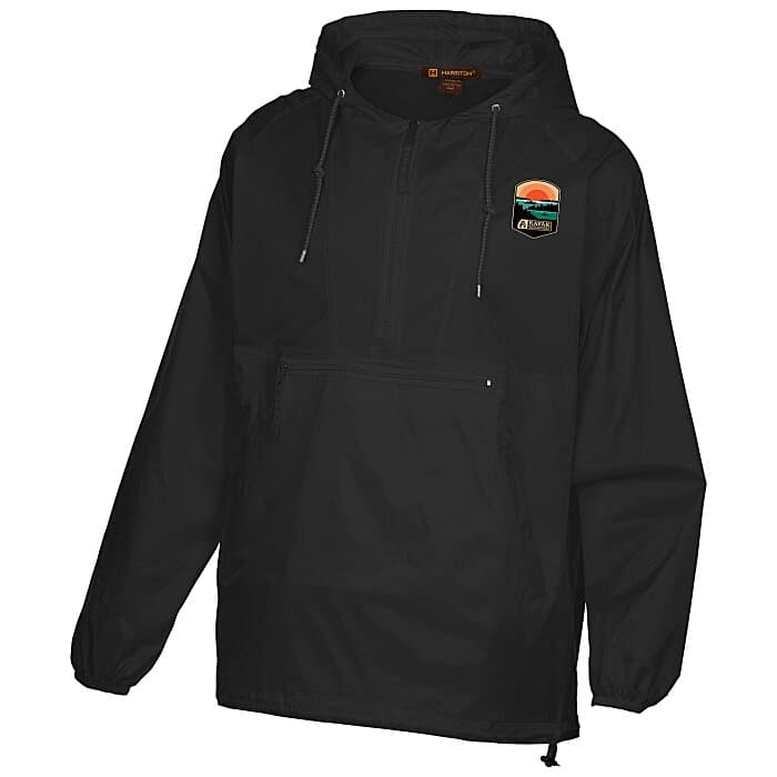 Harriton Packable Nylon Jacket - Full Color