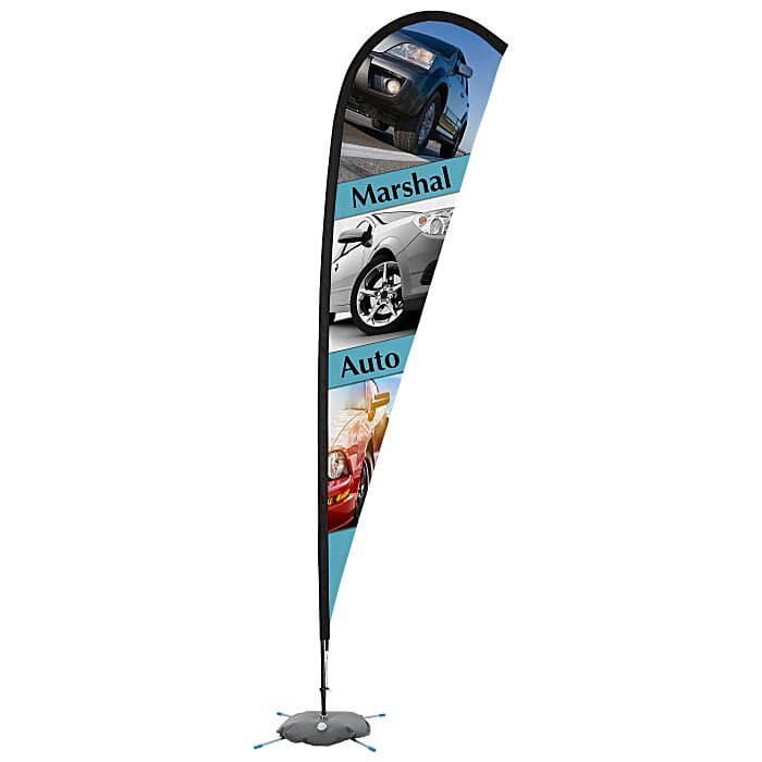 Indoor Sail Sign - 11' - One Sided
