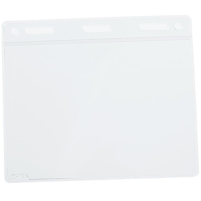 Clear Vinyl Badge Holder with Hi-Back Slot