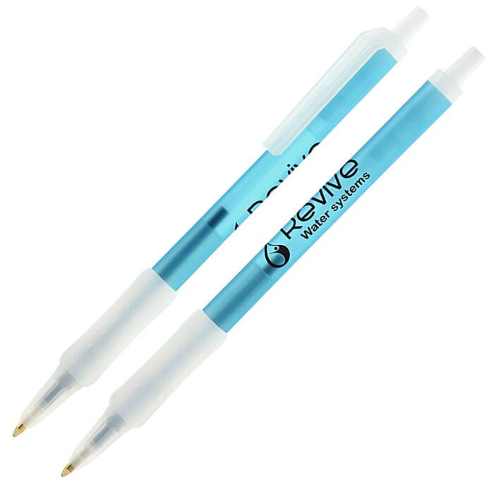 Bic Clic Stic Ice Pen with Rubber Grip