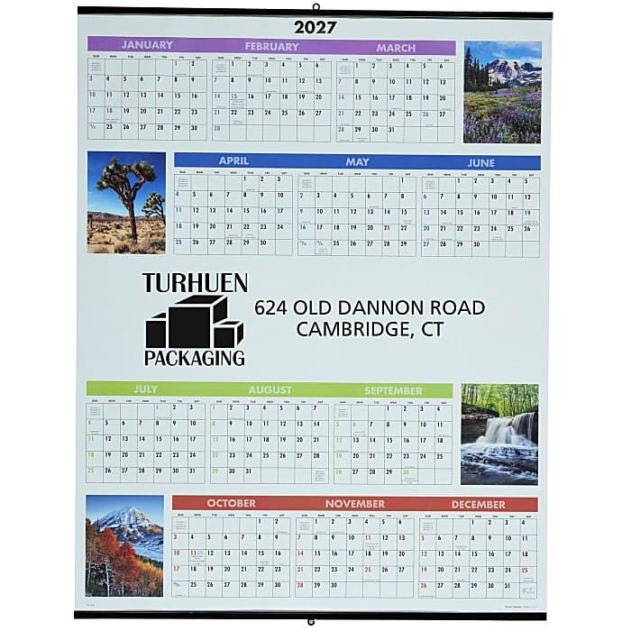 Scenic Span-A-Year Wall Calendar