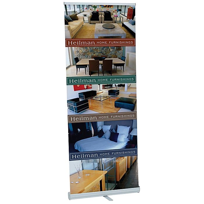 Single Foot Retractable Banner Display - 33-1/2 inches
