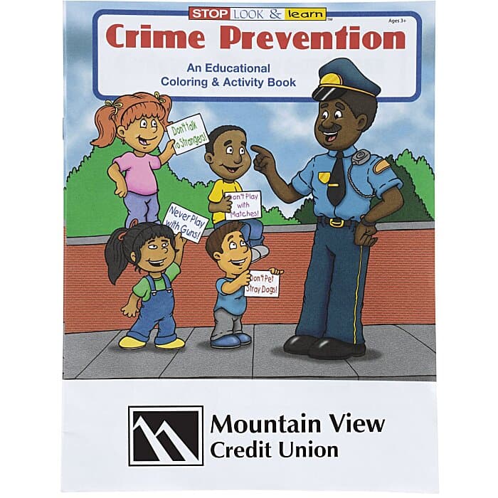 Crime Prevention Coloring Book
