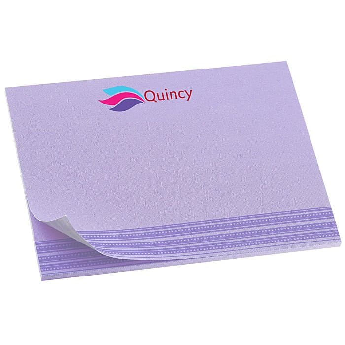 Souvenir Designer Sticky Note - 3 inches x 4 inches - Stripes - 25 Sheet