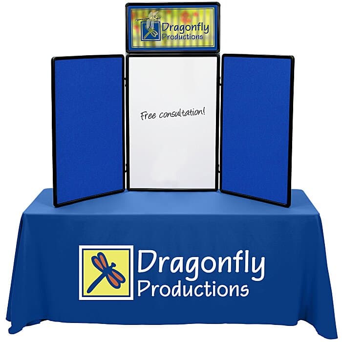 Show N Write Tabletop Display Kit - 6 feet - Header
