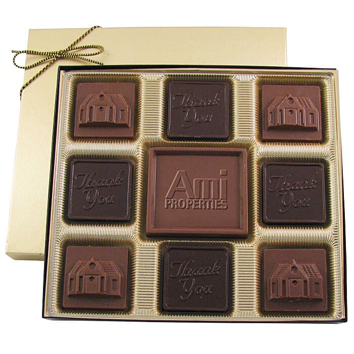 Centerpiece Chocolates - 6 oz - Thank You & House