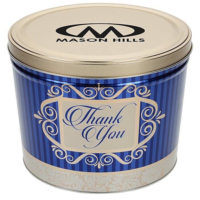 3-Way Popcorn Tin - Design - 2 Gallon