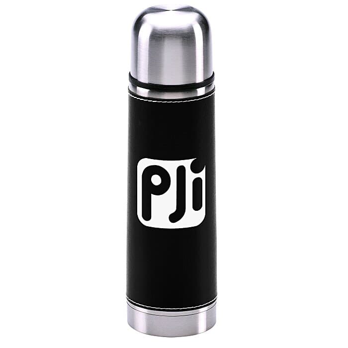 Leatherette Vacuum Bottle - 16 oz. - Screen