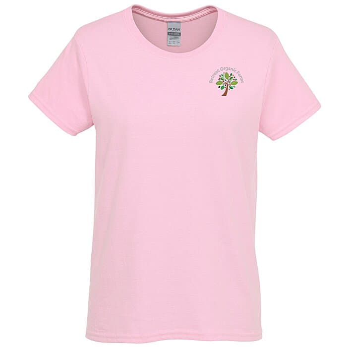Gildan 6-oz Ultra Cotton T-Shirt - Ladies' - Embroidered