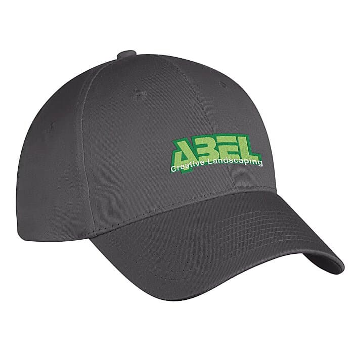 Brushed Cotton Twill Cap - Embroidered