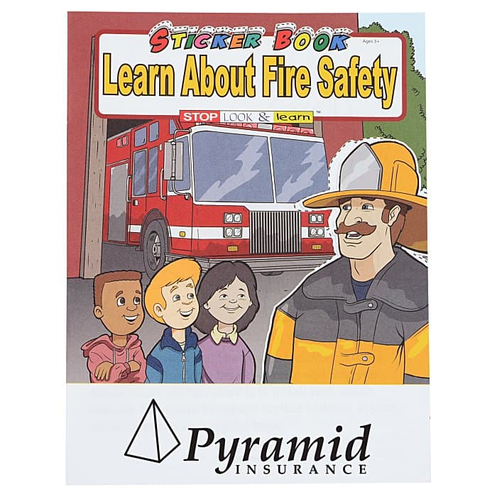 Learn About Fire Safety Sticker Book