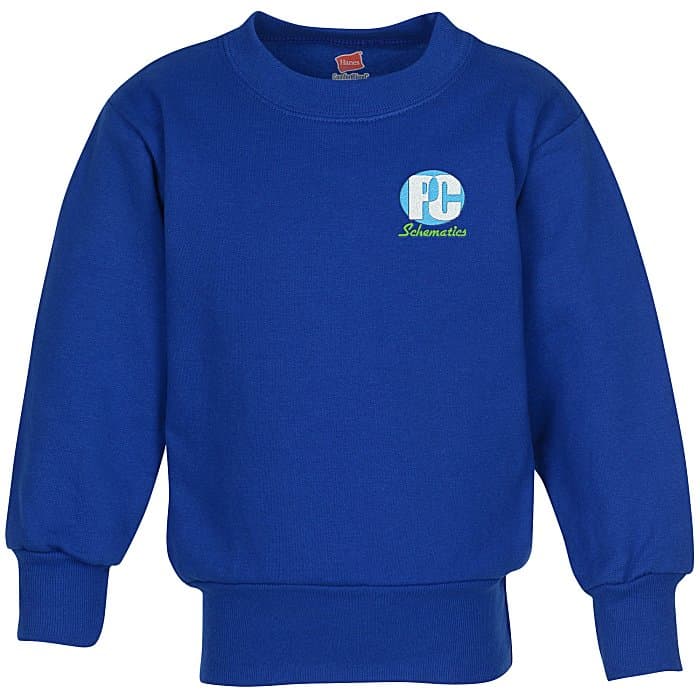 Hanes ComfortBlend Sweatshirt - Youth - Embroidered