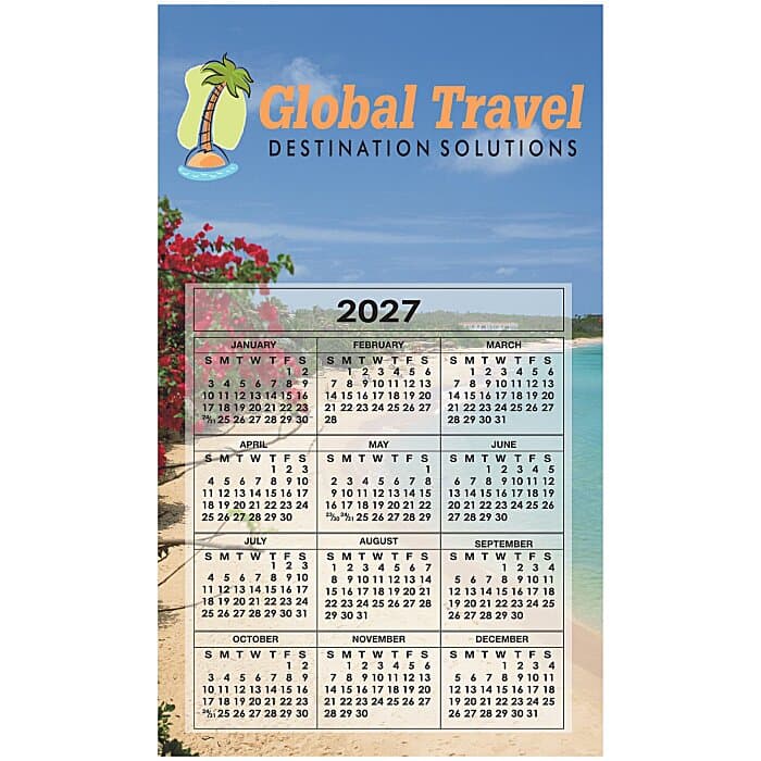 Calendar Magnet - Medium - Seashore