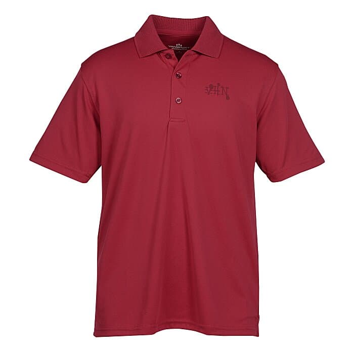 Vansport Omega Solid Mesh Tech Polo - Men's - Laser Etched