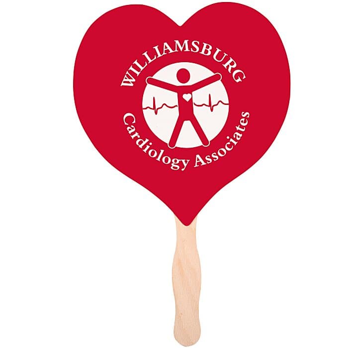 Hand Fan - Heart