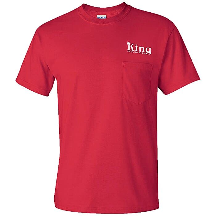 Gildan 6-oz Ultra Cotton Pocket T-Shirt - Screen - Colors