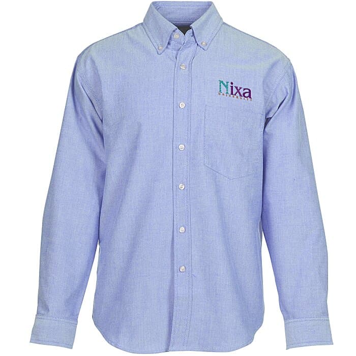 Blue Generation Long Sleeve Oxford - Men's - Solid