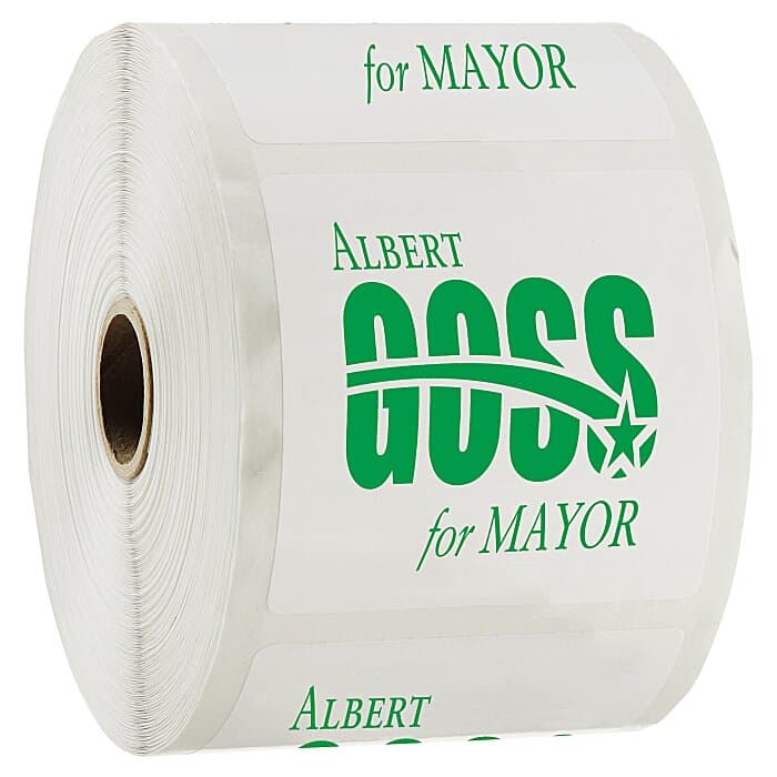 Sticker by the Roll - Square - 3 inches x 3 inches