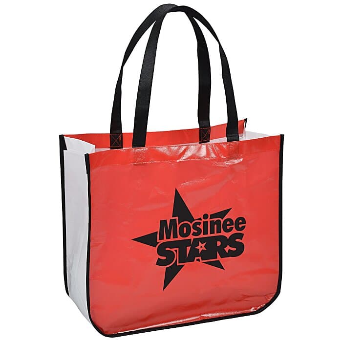 Laminated Shopping Tote - 14 1/2 inches x 16 1/4 inches