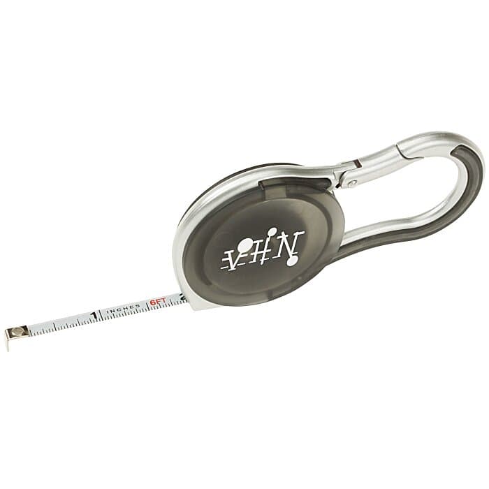 6-foot Silver Accent Carabiner Tape Measure