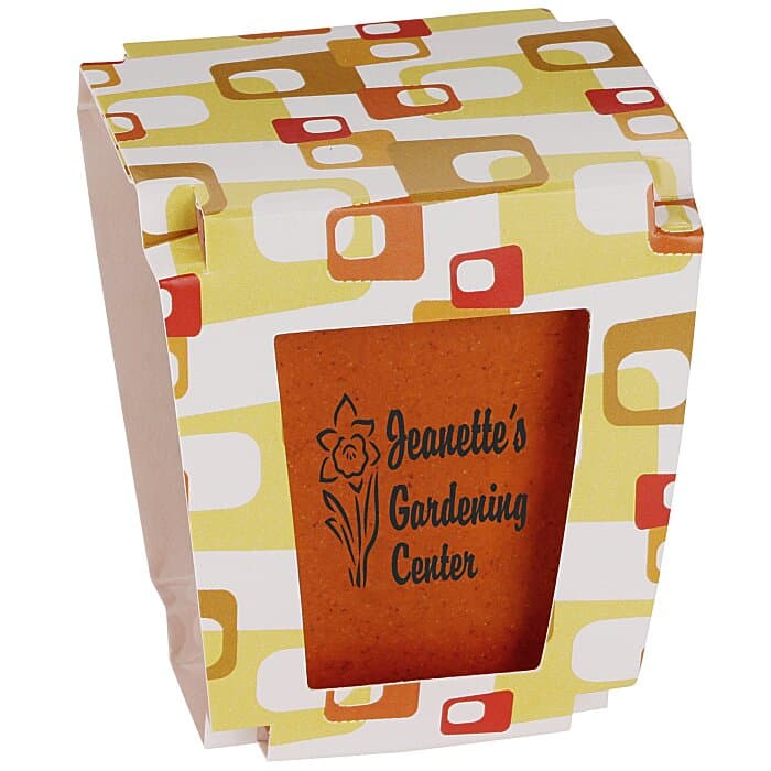 Promo Planter - Retro Orange