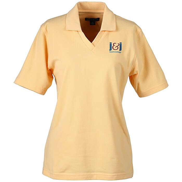 Superblend Johnny Collar Pique Polo - Ladies'
