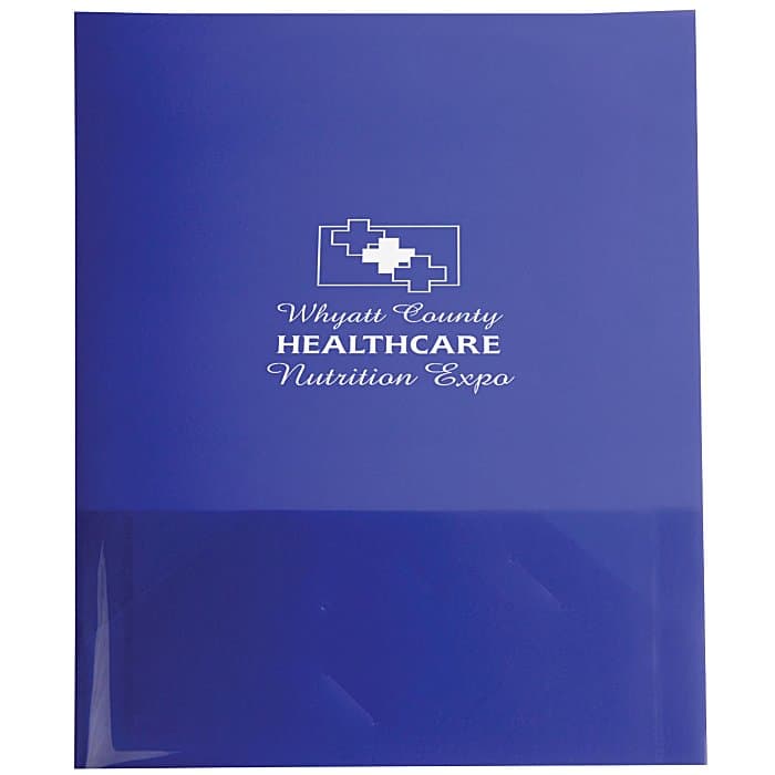 Tri Pocket Poly Presentation Folder