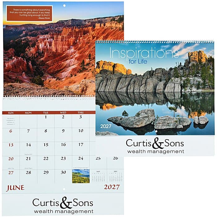 Inspirations for Life Calendar - Spiral