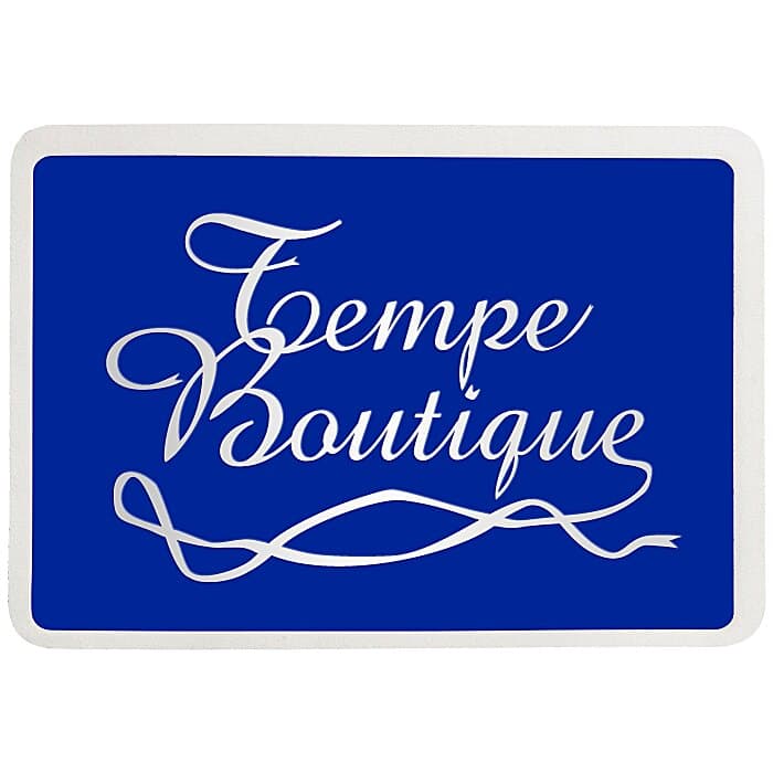 Embossed Seal by the Roll - Rectangle - 1 1/2 inches x 2 inches