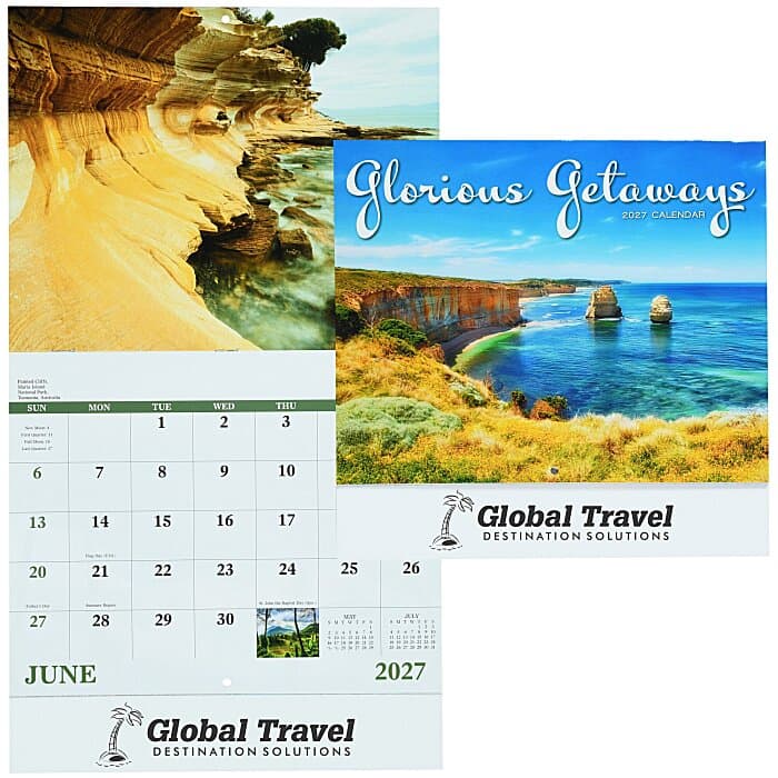 Glorious Getaways Calendar - Stapled