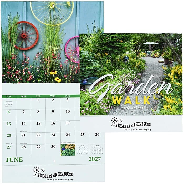 Garden Walk Calendar - Stapled